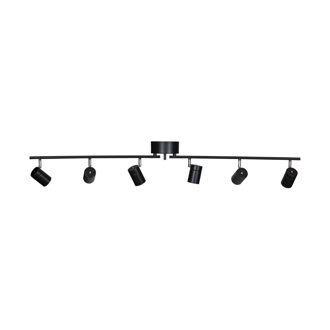 By Rydéns Correct 6 Ceiling Spotlight 124 cm Matte black