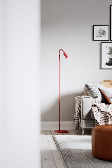 Curve Floor Lamp 146 cm - Dark red - By Rydéns