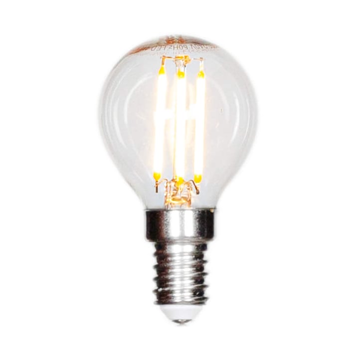 Dimmable filament LED bulb globe E14 4W - Clear Ø4.5 cm - By Rydéns