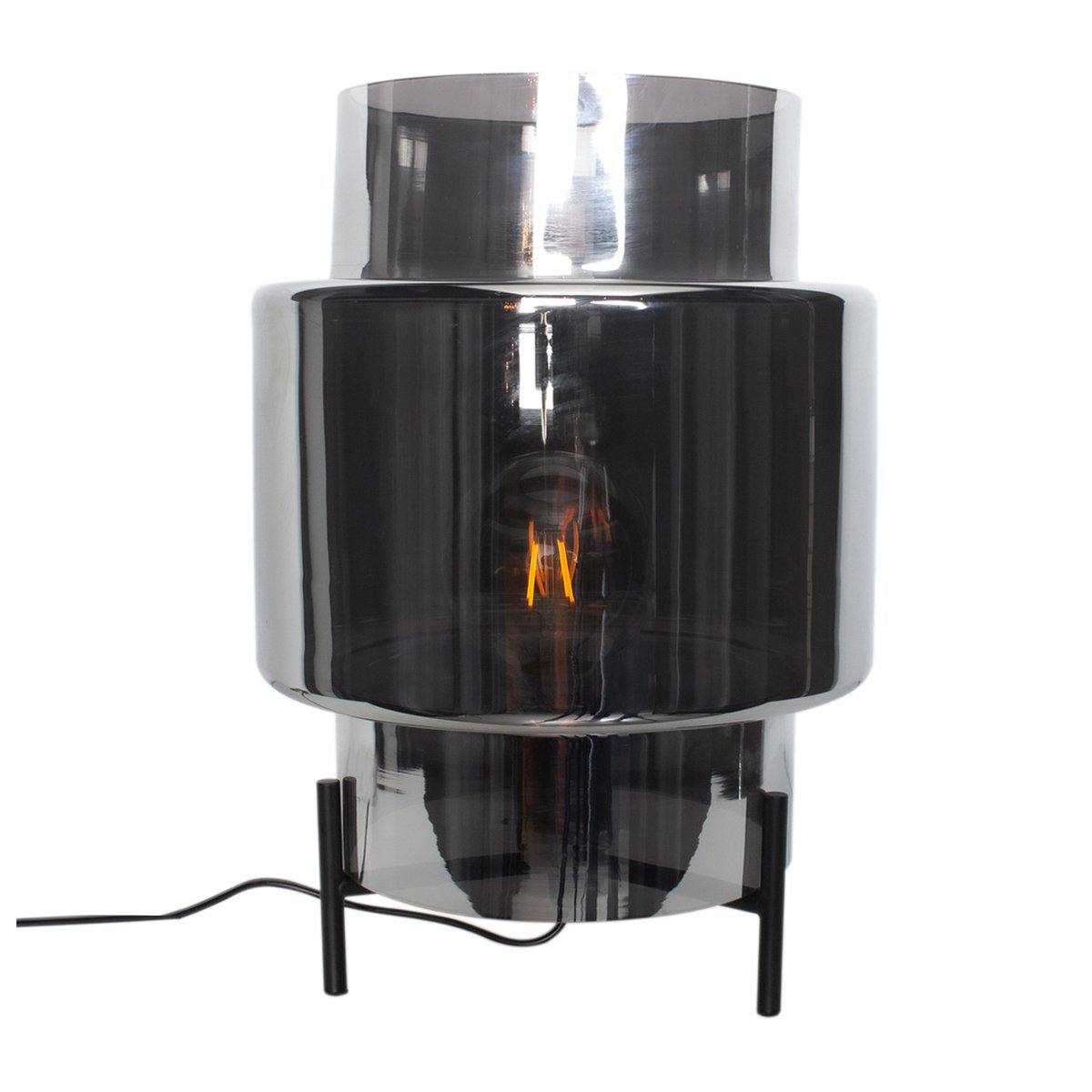 By Rydéns Ebbot table lamp 37 cm Smoke