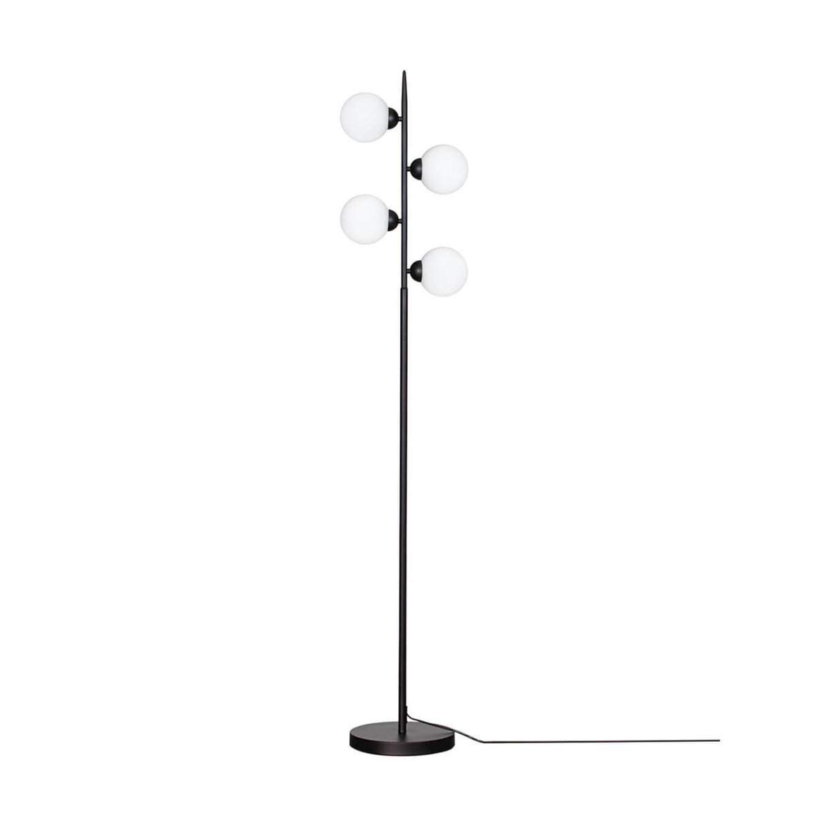 By Rydéns Punto floor lamp 160 cm Matte black