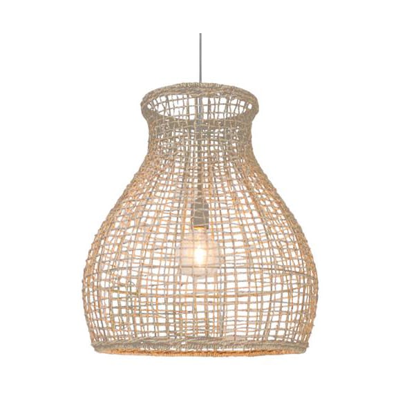 Seagrass Ceiling Lamp 55 cm - Brown - By Rydéns