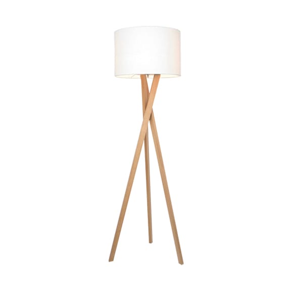 Vega floor lamp 160 cm - Oak - By Rydéns