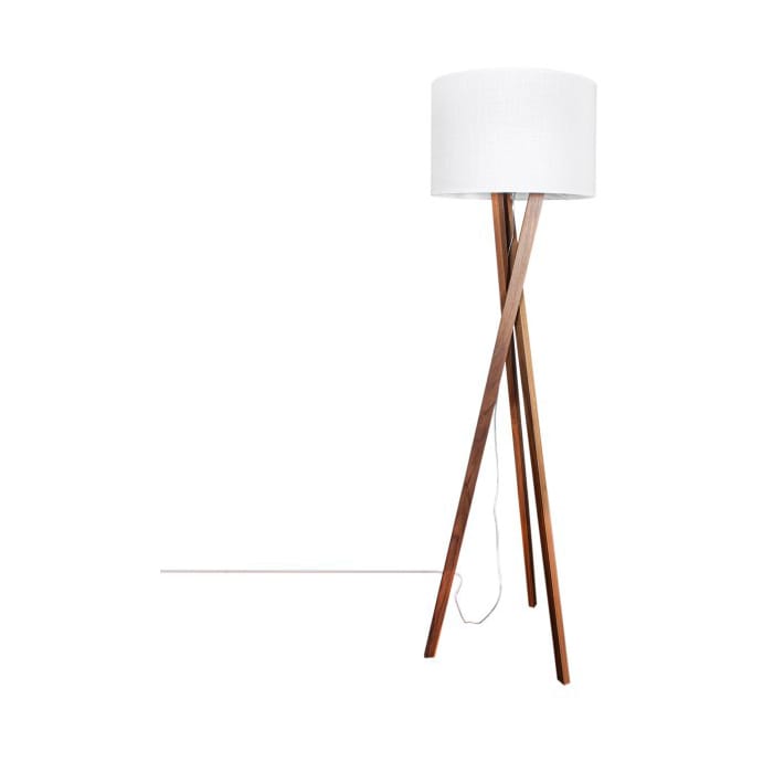 Vega floor lamp 160 cm - Walnut - By Rydéns