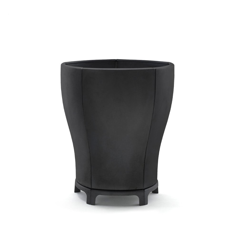 Byarums bruk Blom plant pot Black