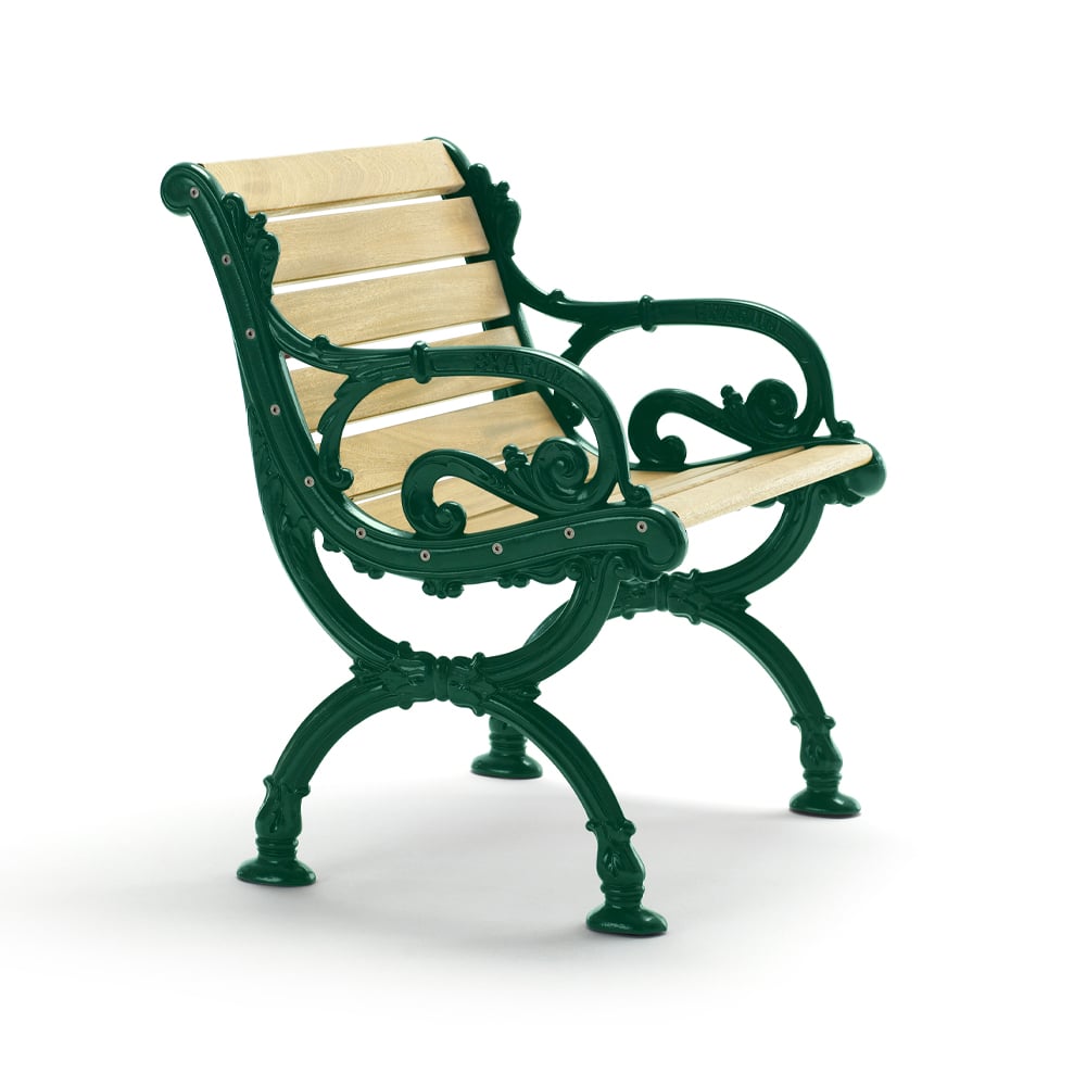 Byarums bruk Byarum armchair Pine impregnation, green stand