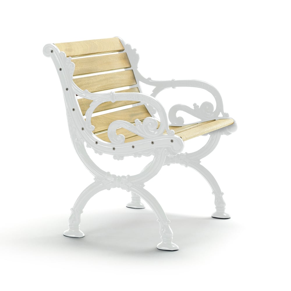 Byarums bruk Byarum armchair Pine impregnation, white stand