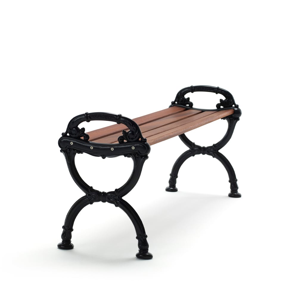 Byarums bruk Byarum Bench Mahogany, black stand