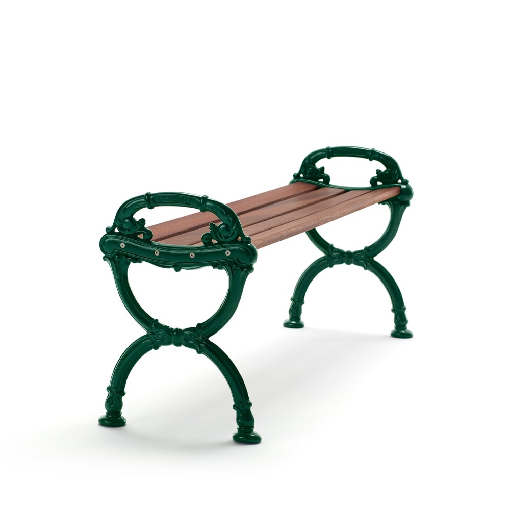 Byarums bruk Byarum Bench Mahogany, green stand