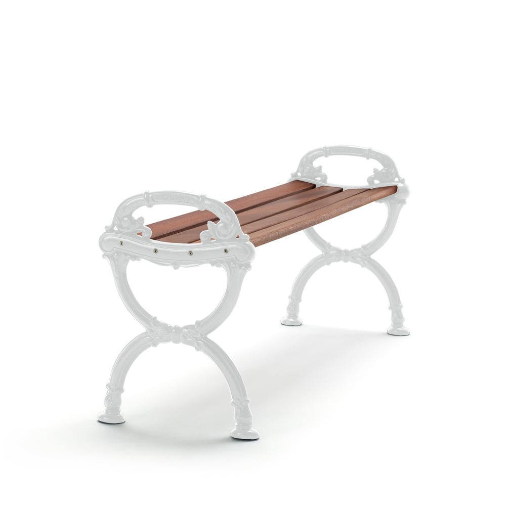 Byarums bruk Byarum Bench Mahogany, white stand