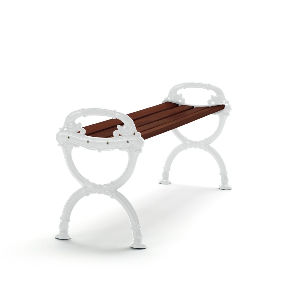 Byarums bruk Byarum Bench Pine brown stain, white stand