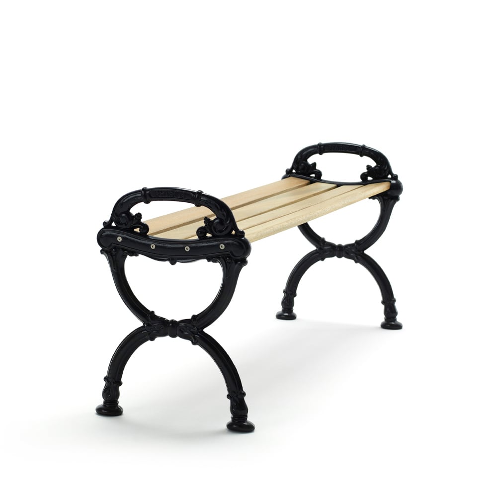 Byarums bruk Byarum Bench Pine impregnation, black stand