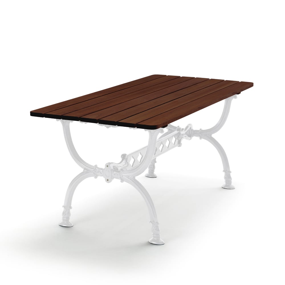 Byarums bruk Byarum table 142x72 cm Pine brown glaze, white stand