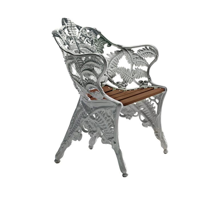 Classic armchair - Aluminium-oiled mahogany - Byarums bruk