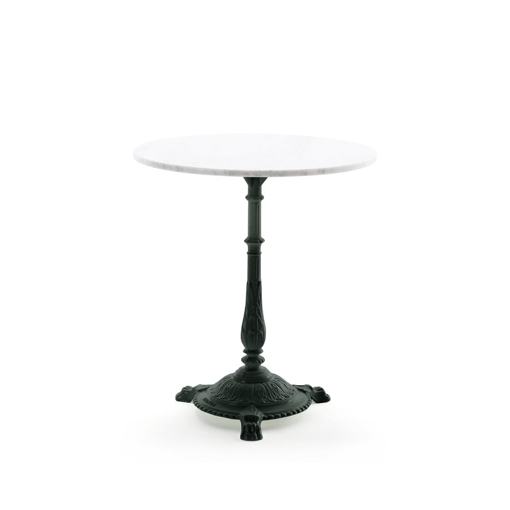 Byarums bruk Classic coffee table Marble white, black stand