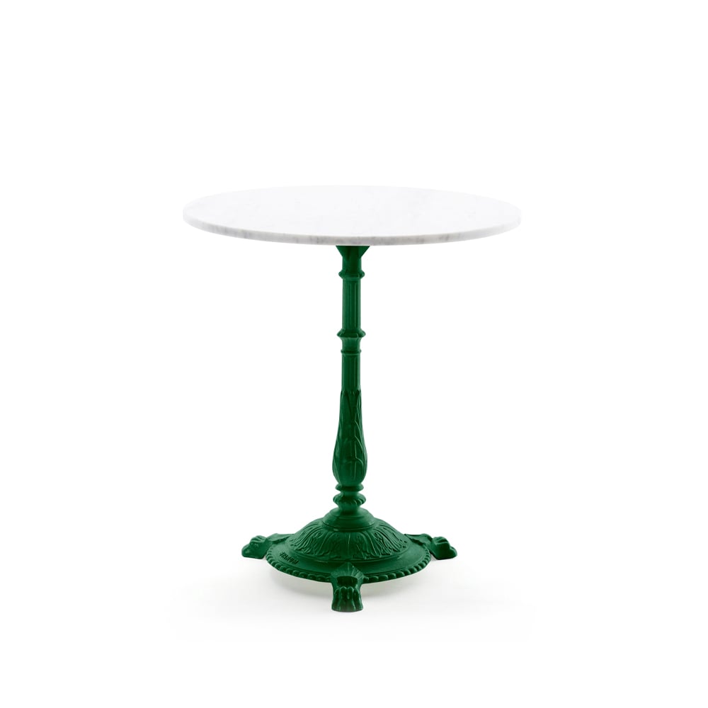 Byarums bruk Classic coffee table Marble white, green stand