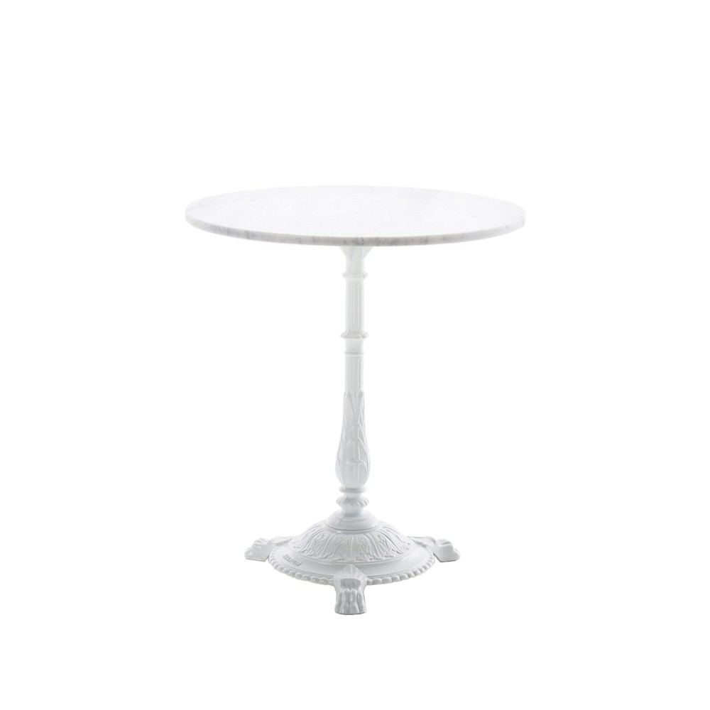 Byarums bruk Classic coffee table Marble white, white stand