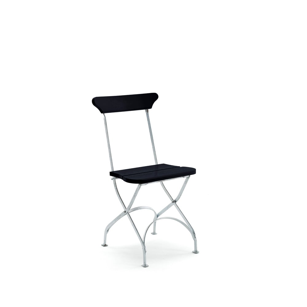 Byarums bruk Classic No.2 chair Black, hot-dip galvanised stand