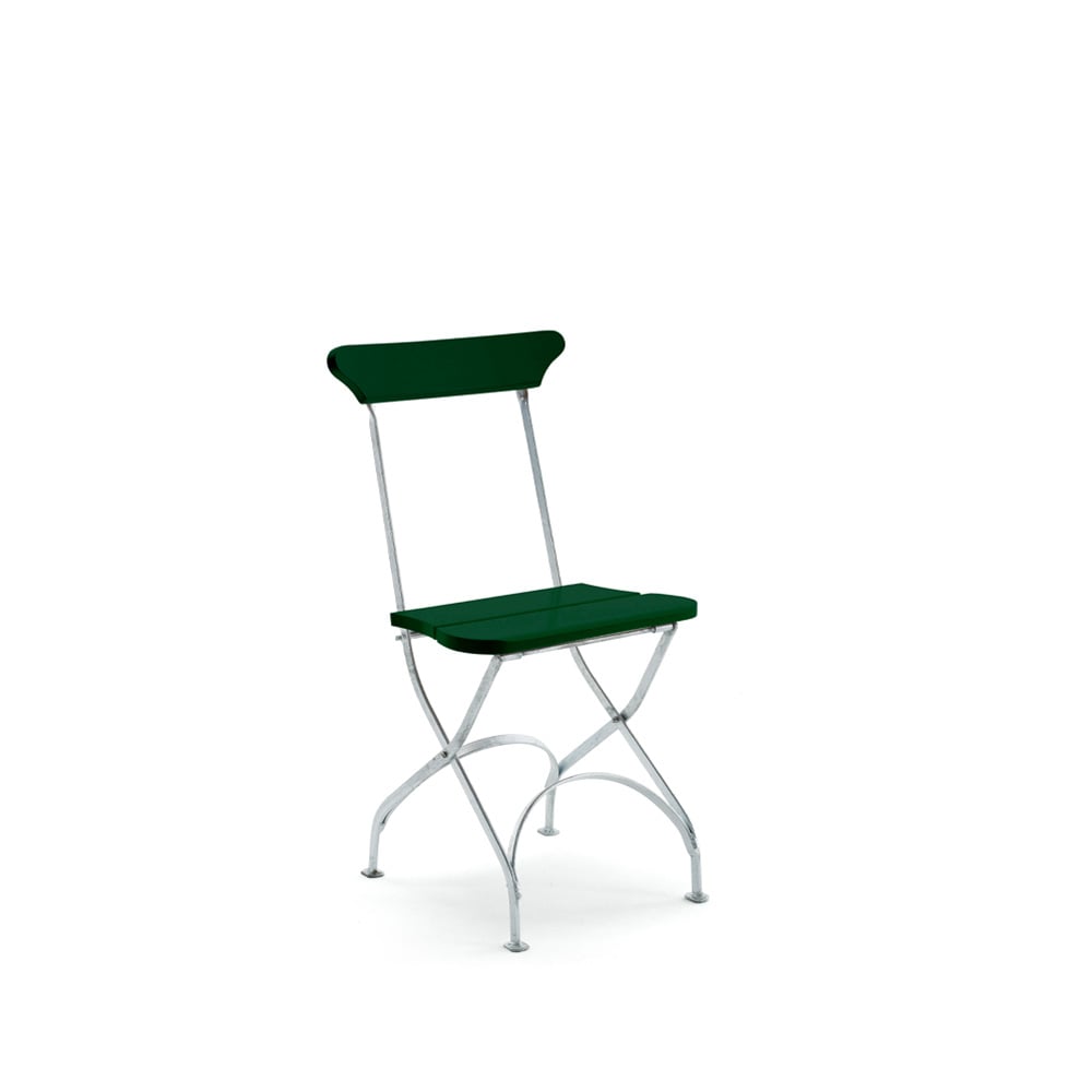 Byarums bruk Classic No.2 chair Green, hot-dipped galvanised stand