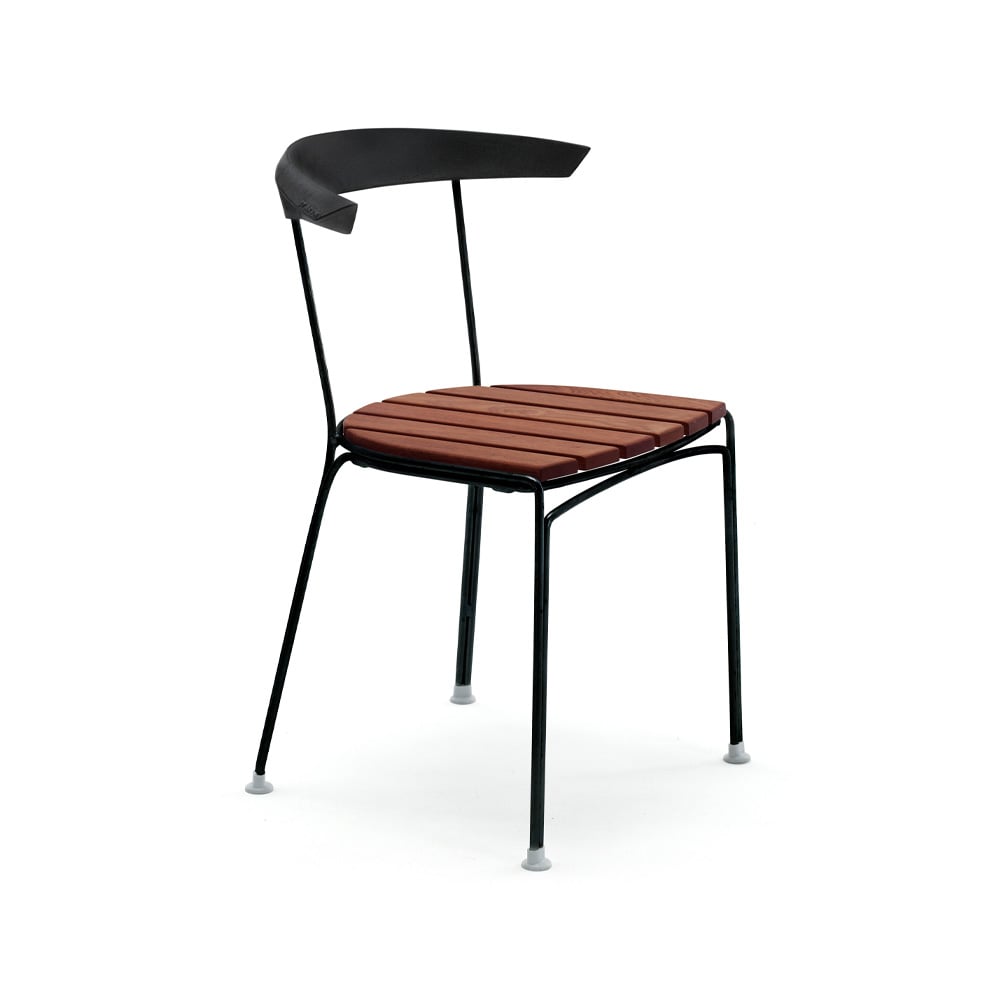 Byarums bruk Dover chair Mahogany oil, black stand