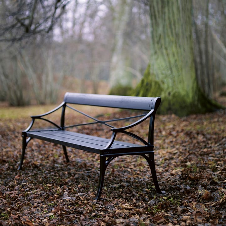 Lessebo sofa, Green, black stand Byarums bruk