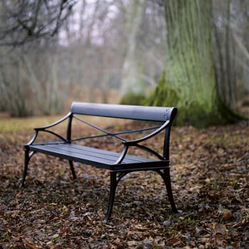 Lessebo sofa - Green, raw aluminum stand - Byarums bruk