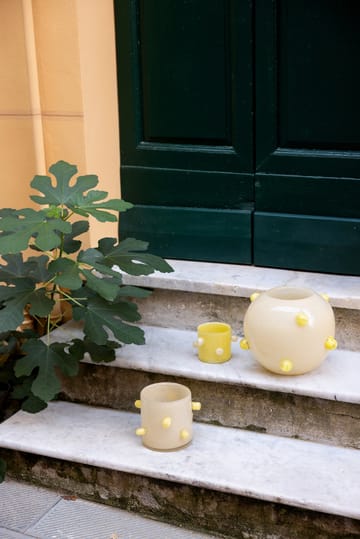 Arlo vase 30 cm - Beige-yellow - Byon