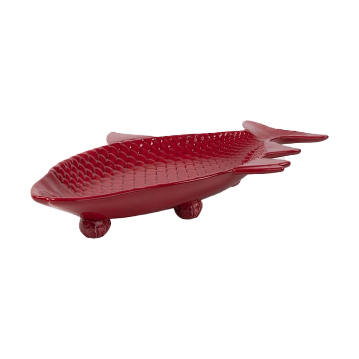 Kai plate 21x36 cm - Wine red - Byon