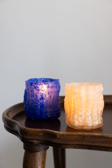 Laranne candle holder Ø10 cm - Blue - Byon