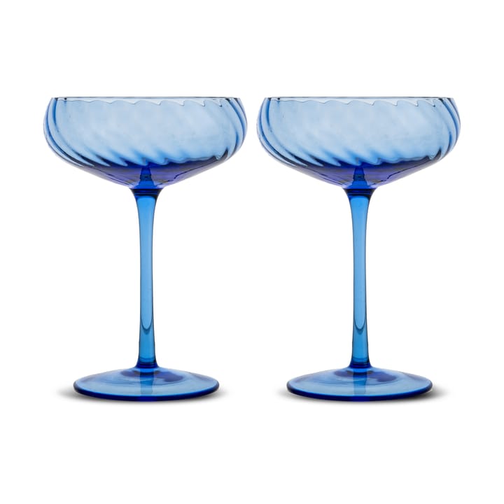 Opacity champagne coupe 300 ml 2-pack, Blue Byon