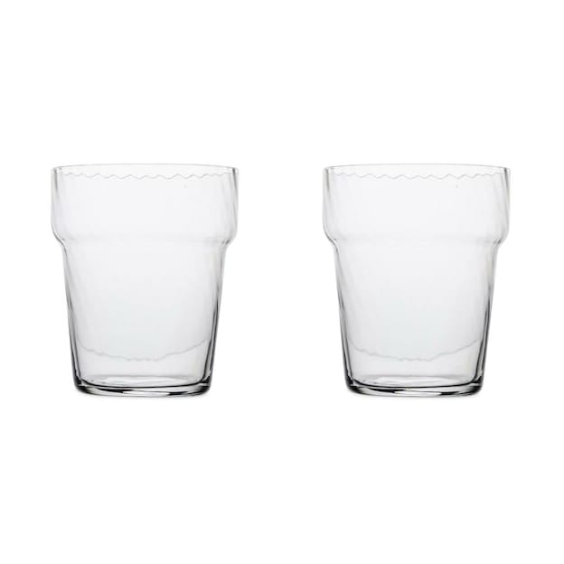 Opacity drinking glasses 30 cl 2-pack - Clear - Byon