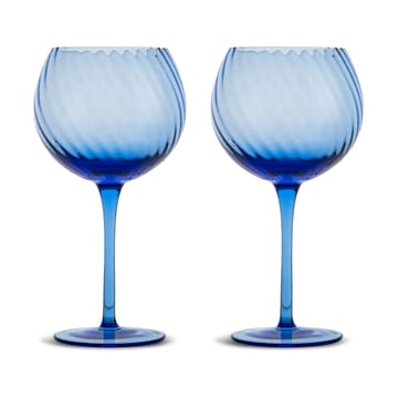 Opacity wine glasses 47 cl 2-pack - Blue - Byon