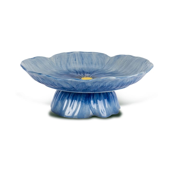 Poppy cake stand Ø26 cm - Blue - Byon