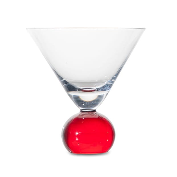 Spice drinking glass - Red-clear - Byon