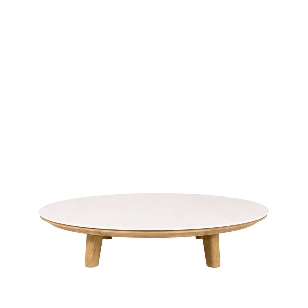 Cane-line Aspect coffee table Travertine-teak