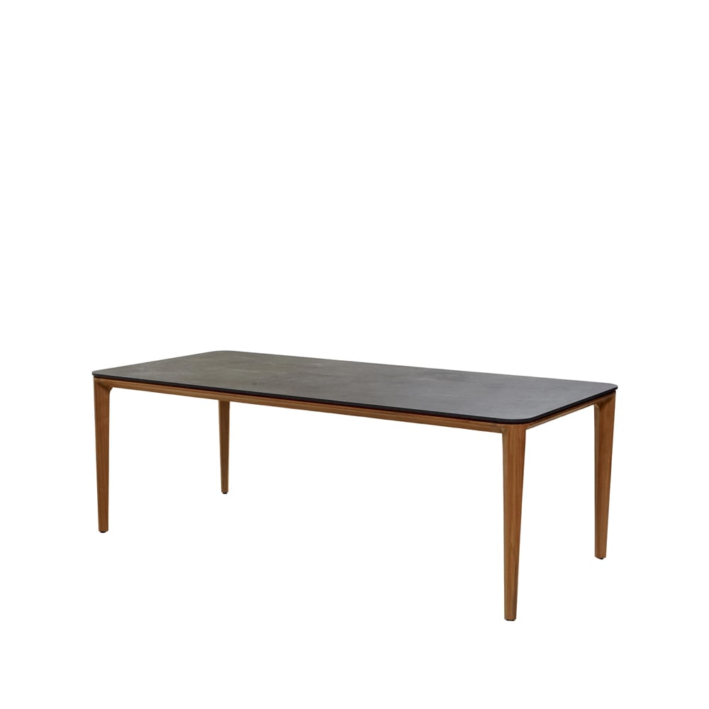 Cane-line Aspect dining table Fossil black-teak 210 cm