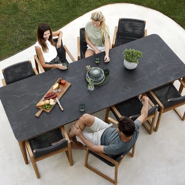 Aspect dining table - Fossil black-teak 280 cm - Cane-line