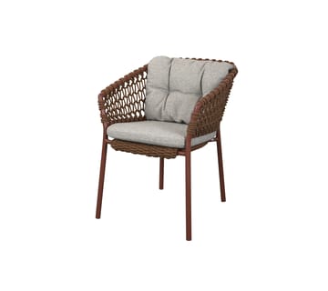 Basket/Moments/Ocean chair cushion set - Light brown (Rise) - Cane-line