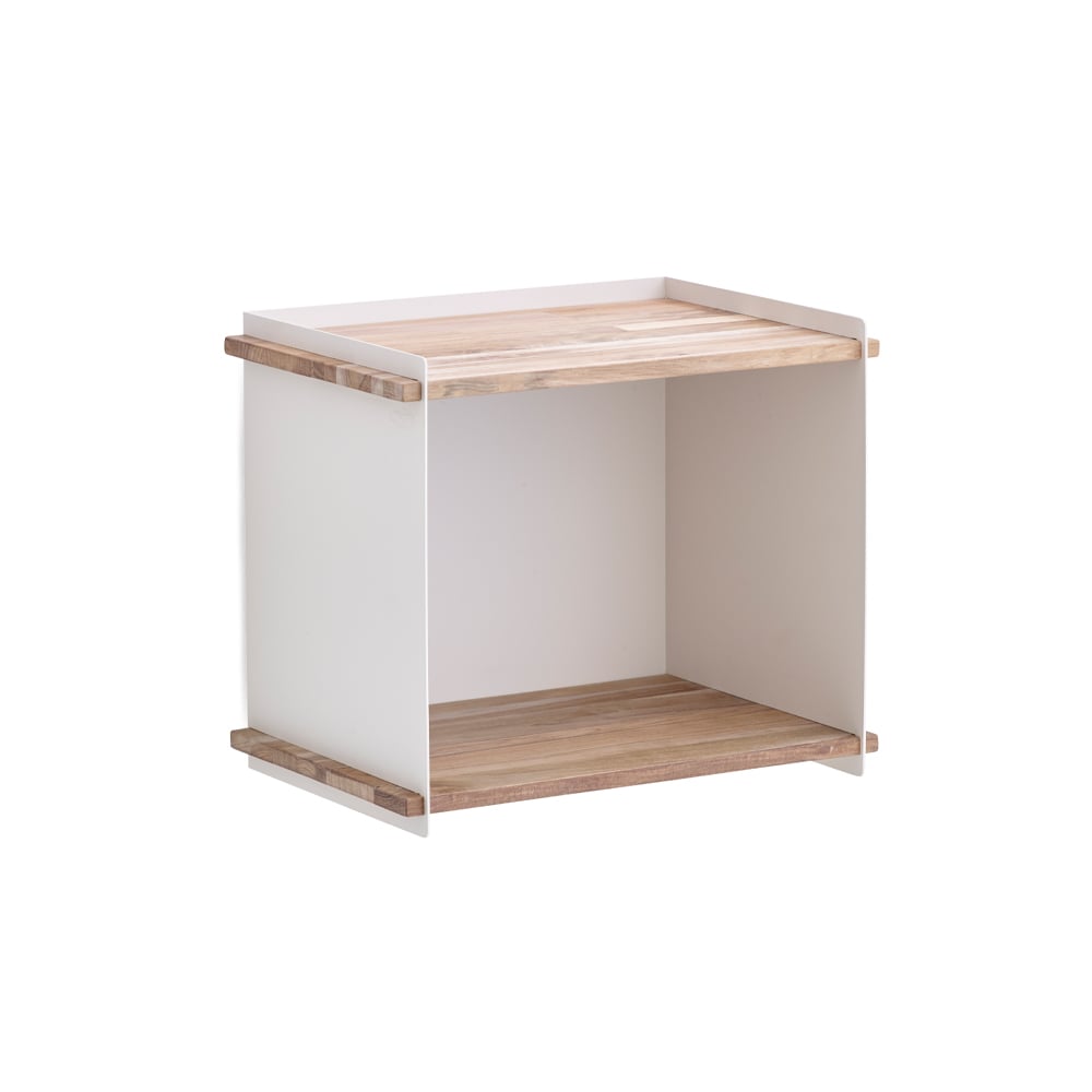 Cane-line Box Wall Storage White, teak