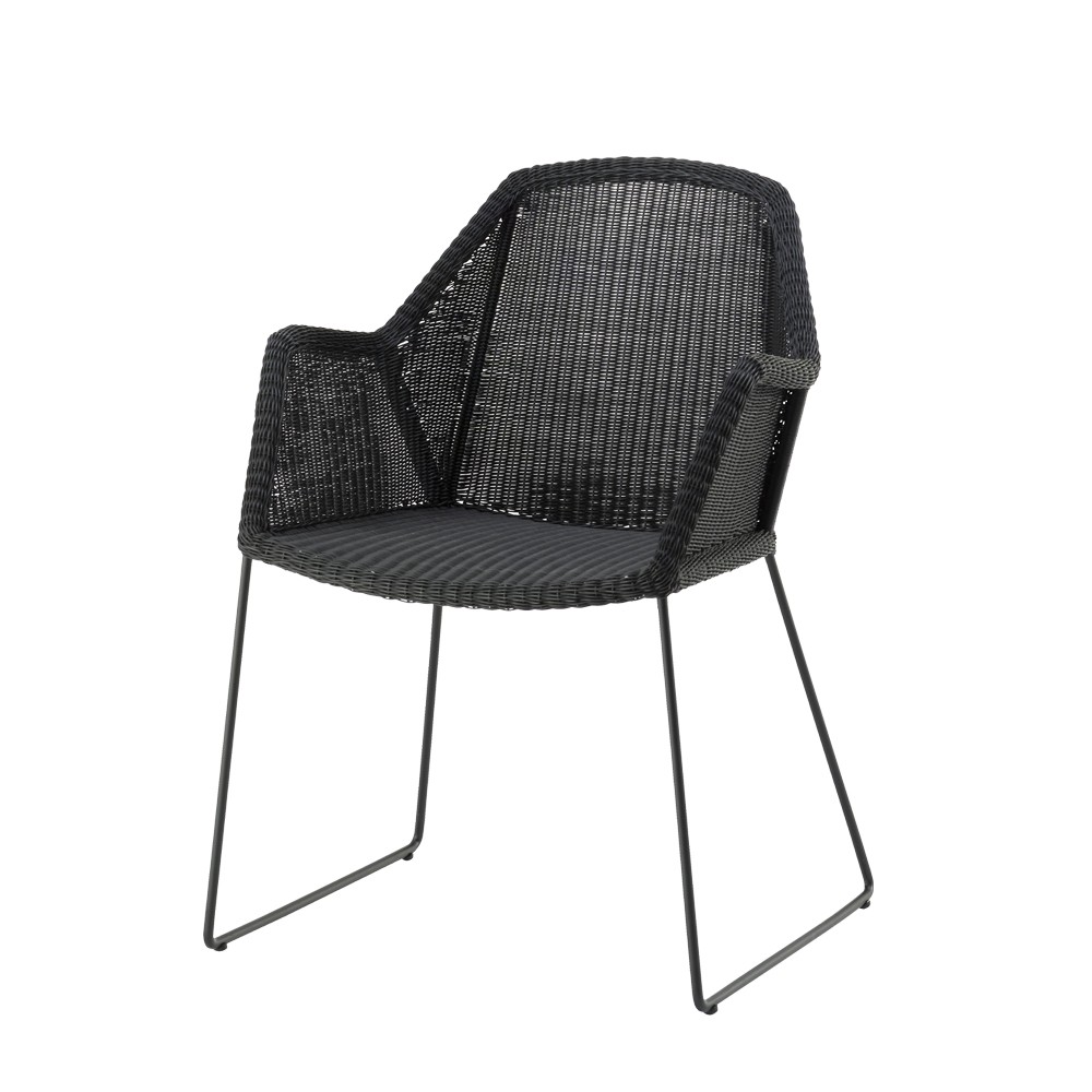 Cane-line Breeze armchair weave Black