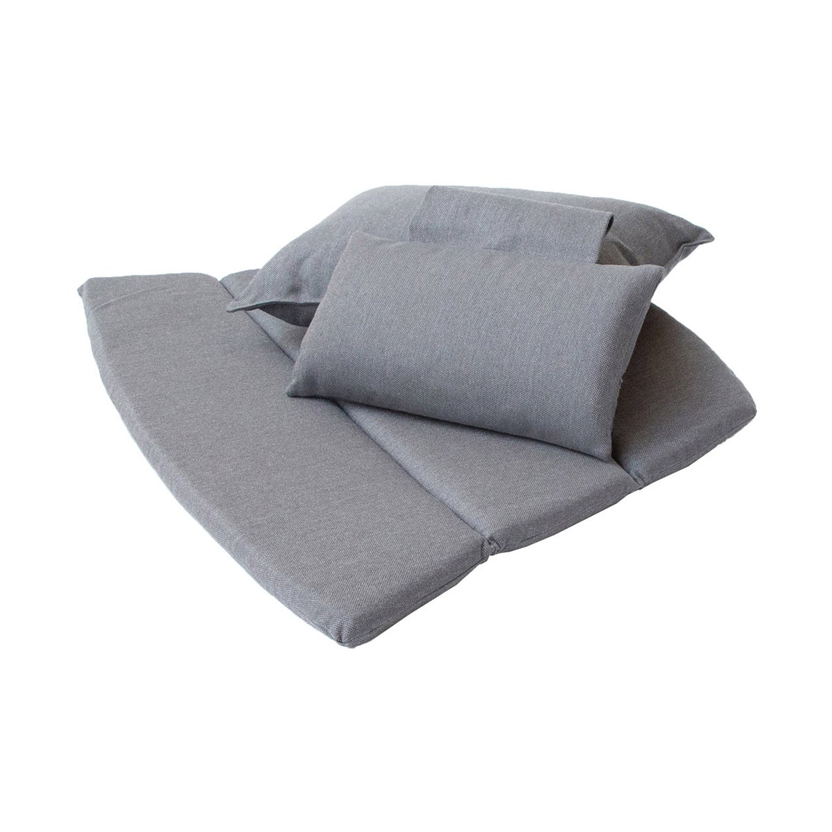 Cane-line Breeze cushion set lounge armchair high back Cane-line Natté grey