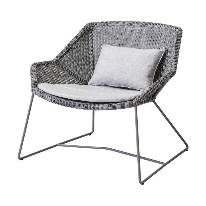 Breeze cushion set lounge chair, Cane-line Natté light grey Cane-line