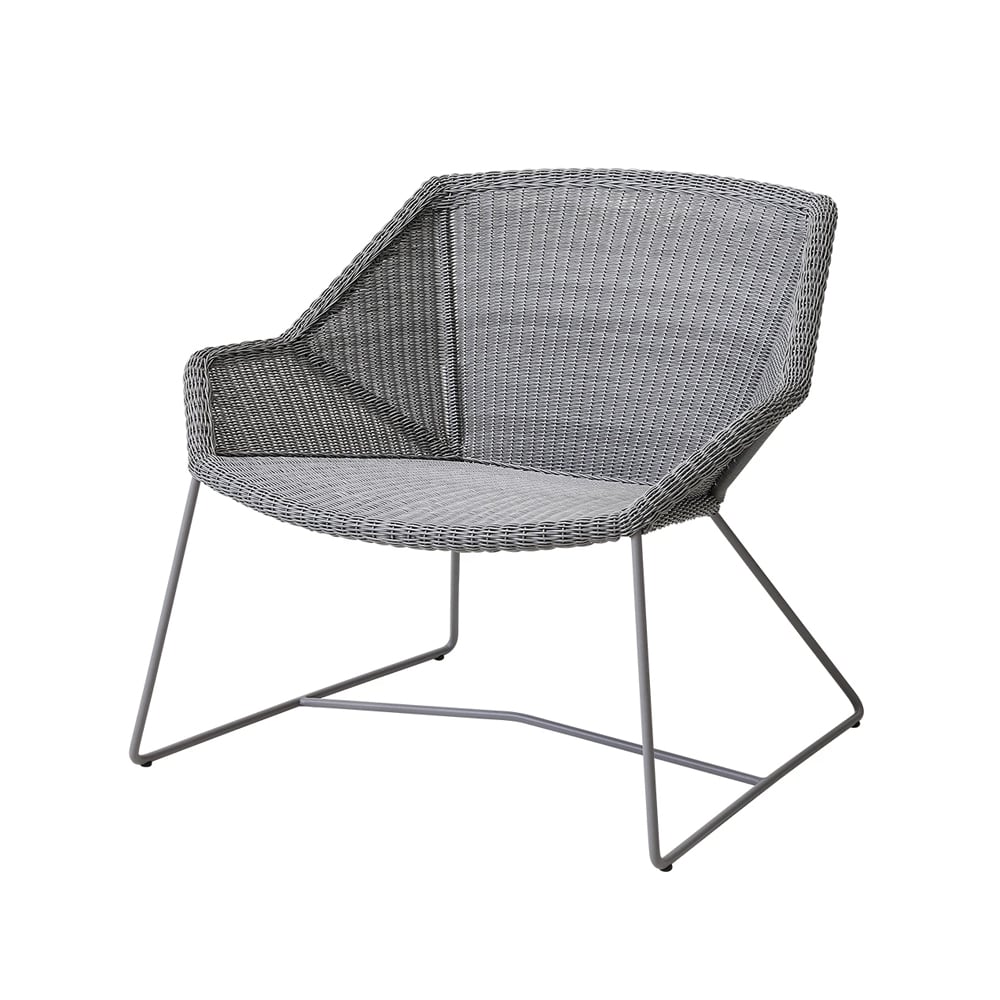 Cane-line Breeze lounge armchair weave Light grey