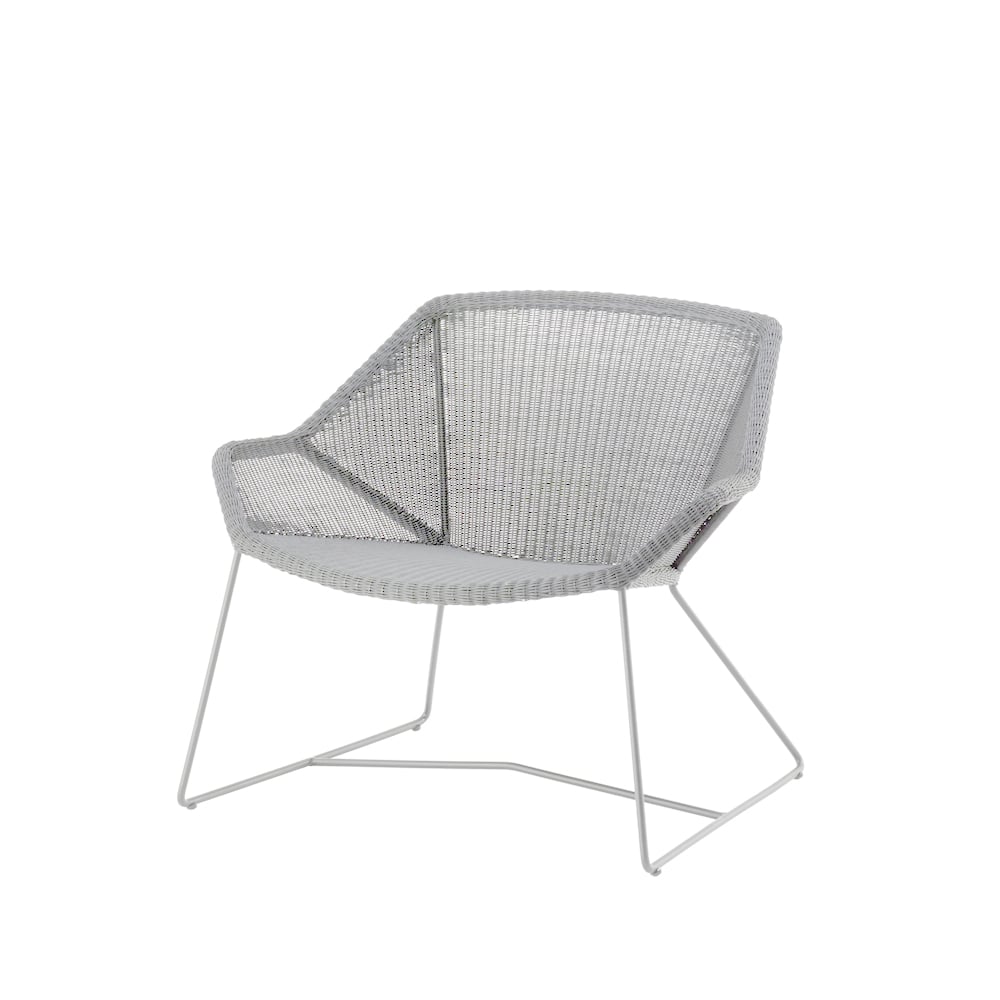 Cane-line Breeze lounge armchair weave White grey