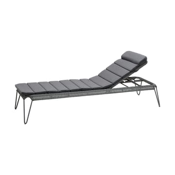 Breeze sun lounger cushion - Cane-line Natté grey - Cane-line