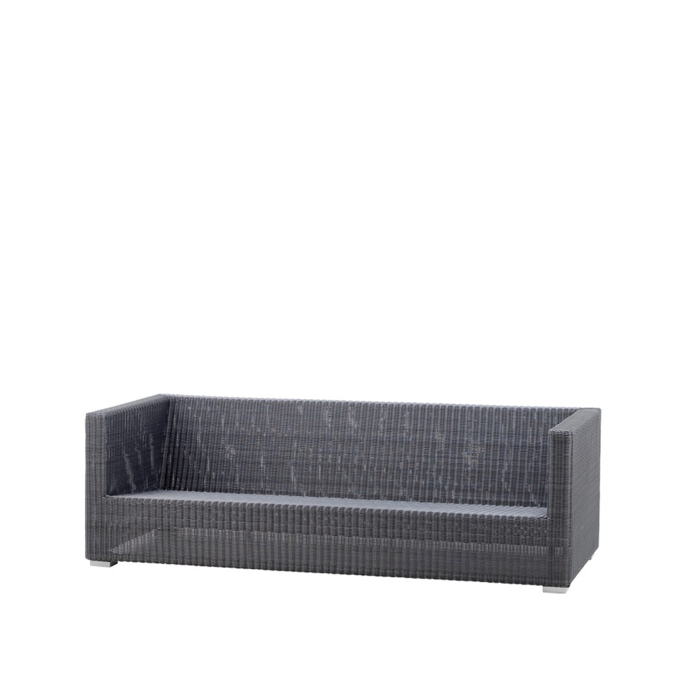 Cane-line Chester sofa 3-seater graphite