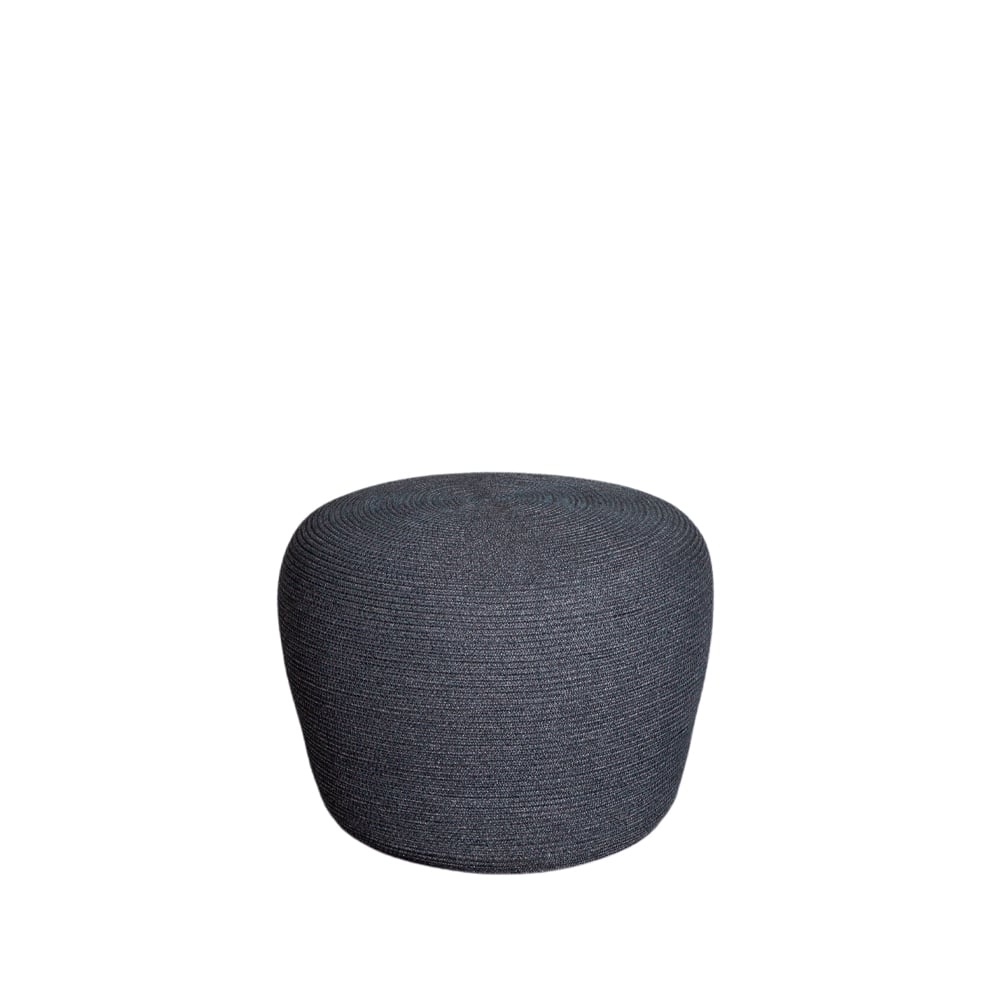 Cane-line Circle footstool Ø52 cm Dark grey