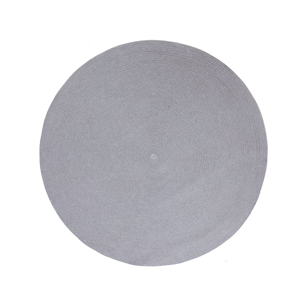 Cane-line Circle rug round Light grey, Ø140cm