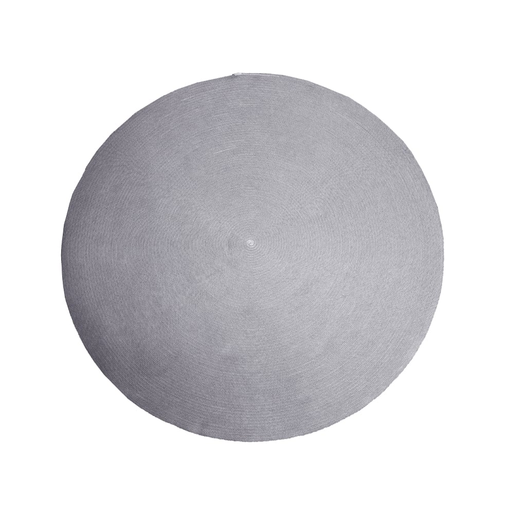 Cane-line Circle rug round Light grey, Ø200cm