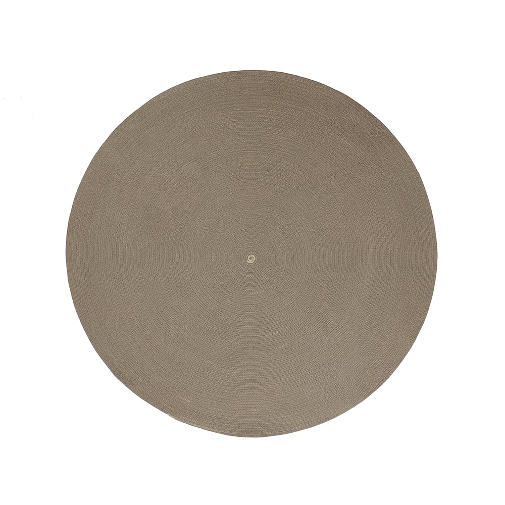 Cane-line Circle rug round Taupe, Ø140cm, 140 cm